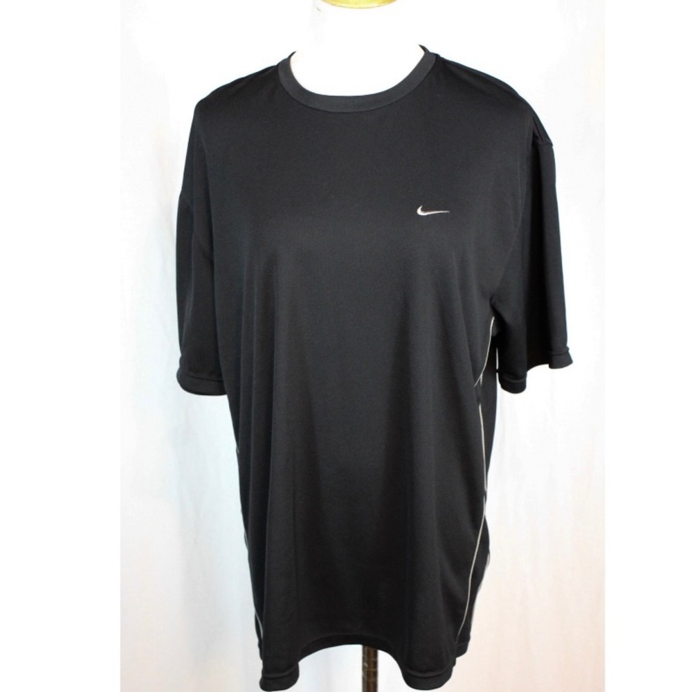 Nike Grey Tag Black Active Tee XL